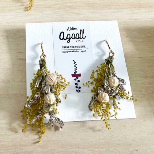 フラワー イヤーアクセサリー YE01